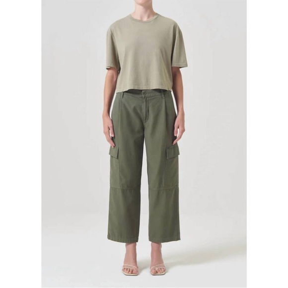 AGOLDE Jericho pants in fatigue size 34